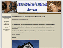 Tablet Screenshot of nagelstudio-renate.ch